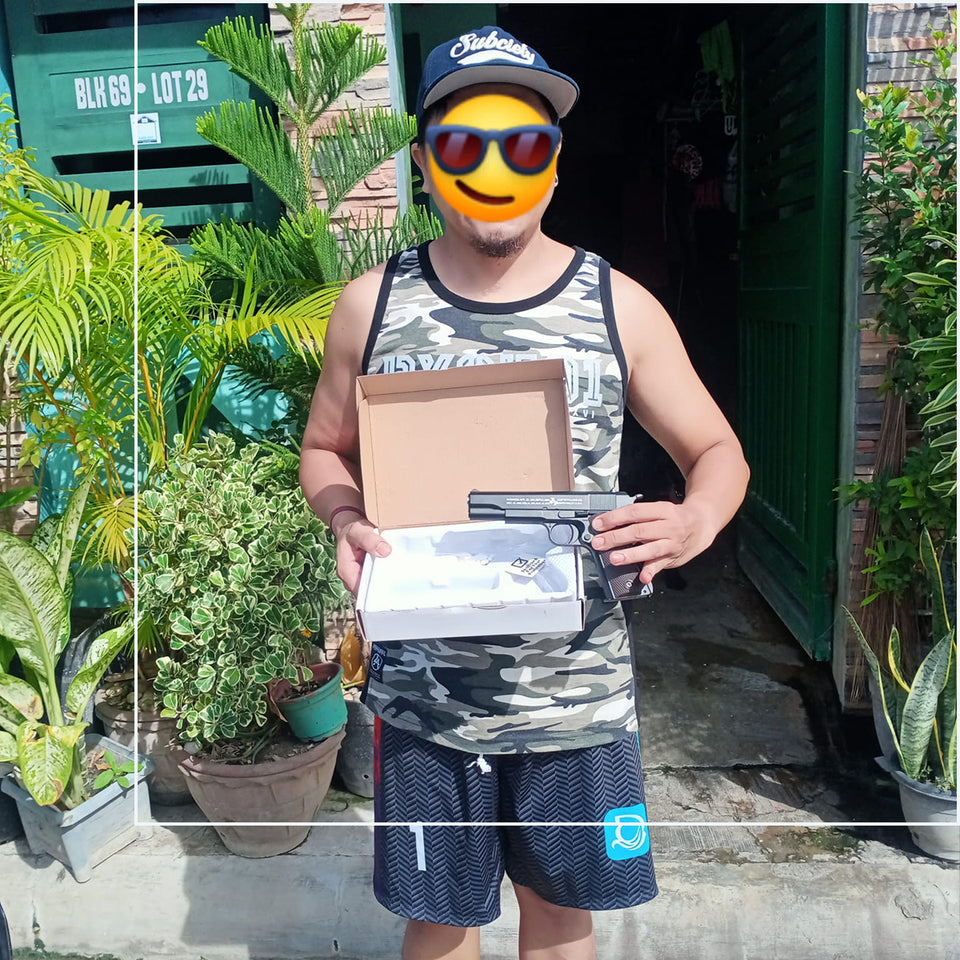 Sold K32 1911 Full Metal Airsoft Gun Pistol & 1 bag .20g bbs