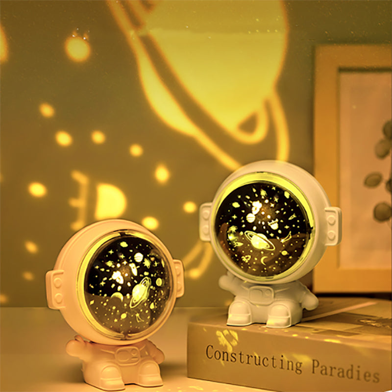 Astronaut Galaxy Star Projector - Music & Rotation Night Light