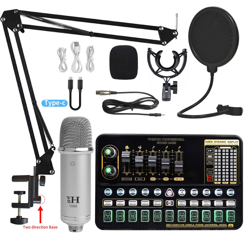 Professional Streaming Microphone Kit - Complete Broadcast Bundle
