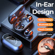 Ear Clip Bone Conduction Headphones - Bluetooth 5.2 Open-Ear Wireless