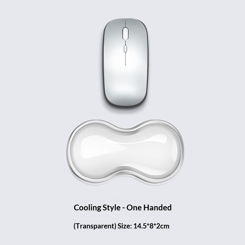 Silicone Keyboard Wrist Rest - Cool Touch Ergonomic Support Pad