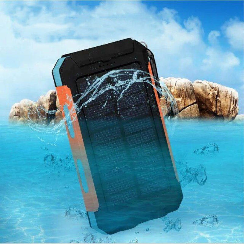20000mAh Solar Power Bank with Compass - Outdoor Emergency Charger