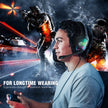 RGB Gaming Headset - Wired PC PS4 Headphones with Microphone