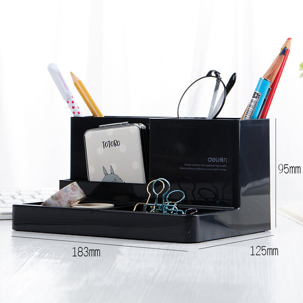 Multifunctional Pen Holder - Desktop Organizer Storage Box
