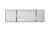 Foldable Bluetooth Keyboard with Touchpad - Portable Wireless