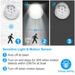 Wireless LED Spotlight - 300 Lumens Motion Sensor Light | 360° Rotatable Battery Operated for Closet & Bathroom