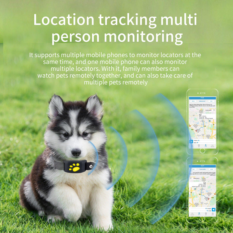 Waterproof GPS Pet Tracker - Real-Time Location Tracking with Geo-Fence Alarm