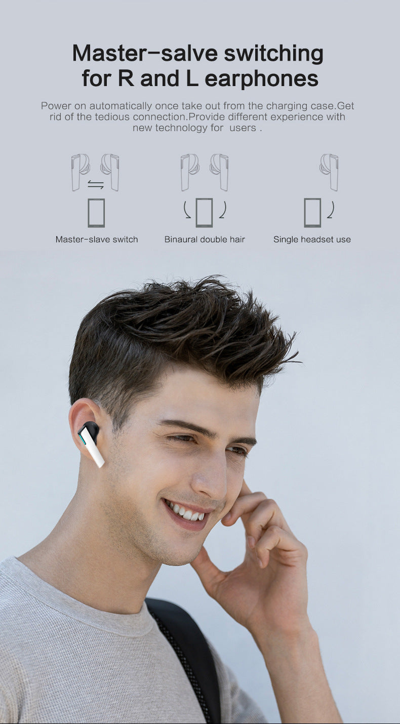 Wireless Gaming Earbuds - Low Latency Bluetooth 5.0 with LED Lights