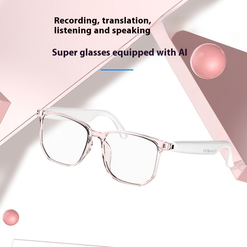AI Translation Glasses - Smart Bluetooth Audio Glasses with Real-Time Translation