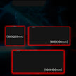 RGB LED Gaming Mouse Pad - Oversized Luminous Desk Mat with Multiple Lighting Colors