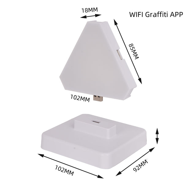 Gaming Ambient Light - RGB Three-Side Quantum Lamp with App Control