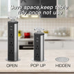 Desktop Power Socket - Aluminum Alloy Pop-Up Outlet with USB
