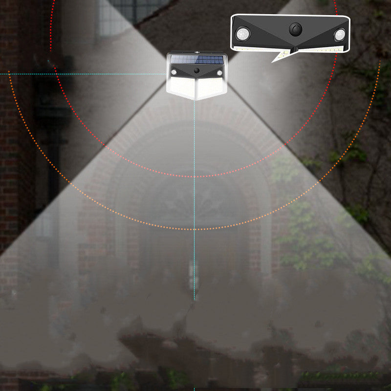 Solar LED Garden Light - Dual Sensor Motion Activated Outdoor Lighting