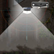 Solar LED Garden Light - Dual Sensor Motion Activated Outdoor Lighting