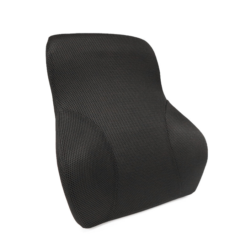 Memory Foam Lumbar Support - Slow Rebound Back Cushion for Car & Office