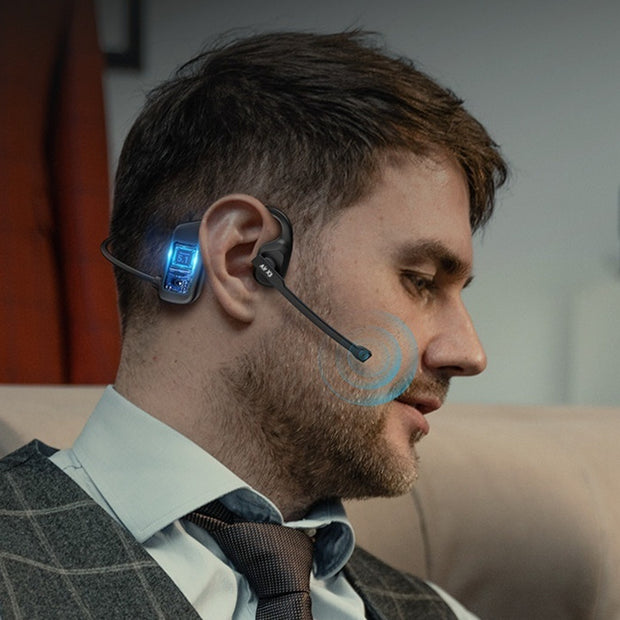 Bone Conduction Headphones - Wireless Open-Ear Bluetooth Headset