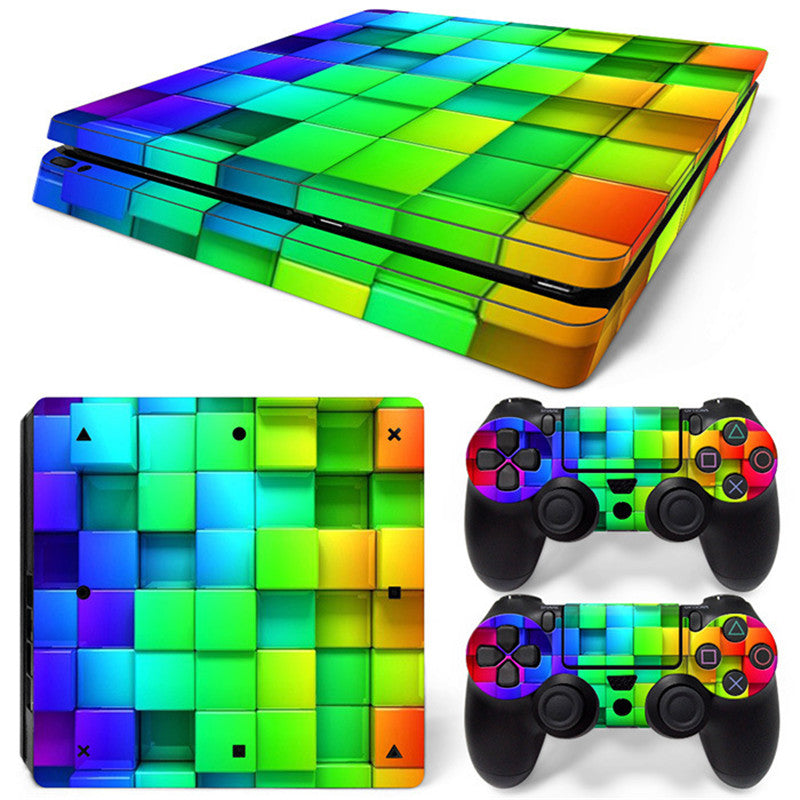 PS4 Slim Skin Sticker - Full Body Vinyl Wrap Decal Set
