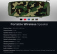 Portable Bluetooth Speaker - Dual Stereo Sound for Music & Calls