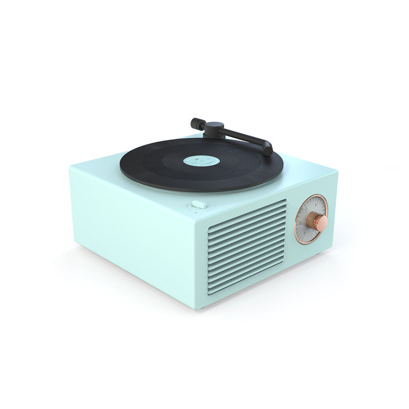 Retro Phonograph Bluetooth Speaker - Vintage Design Wireless Audio