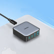100W GaN Desktop Charging Station - 4-Port Fast Charger with Cable