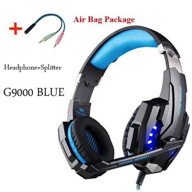 Wired Gaming Headset - Surround Sound with Mic for PC PS4 Xbox