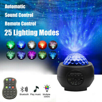 Star Ocean Wave Projector - Galaxy Night Light with Bluetooth Speaker