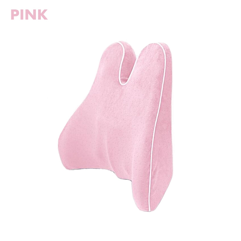 Orthopedic Lumbar Support Cushion - Memory Foam Back Support Pillow