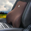 Memory Foam Lumbar Support Set - Headrest & Back Cushion Combo