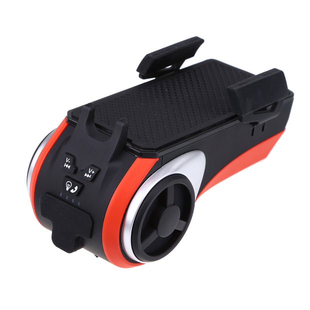 5-in-1 Bicycle Light - LED Light, Bluetooth Speaker, Power Bank & Phone Holder