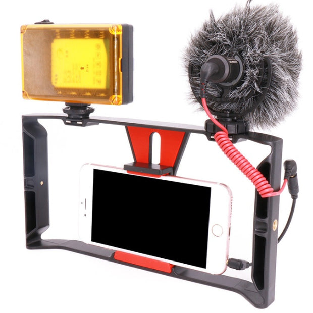 Smartphone Video Rig - Handheld Stabilizer for Filmmaking & Vlogging