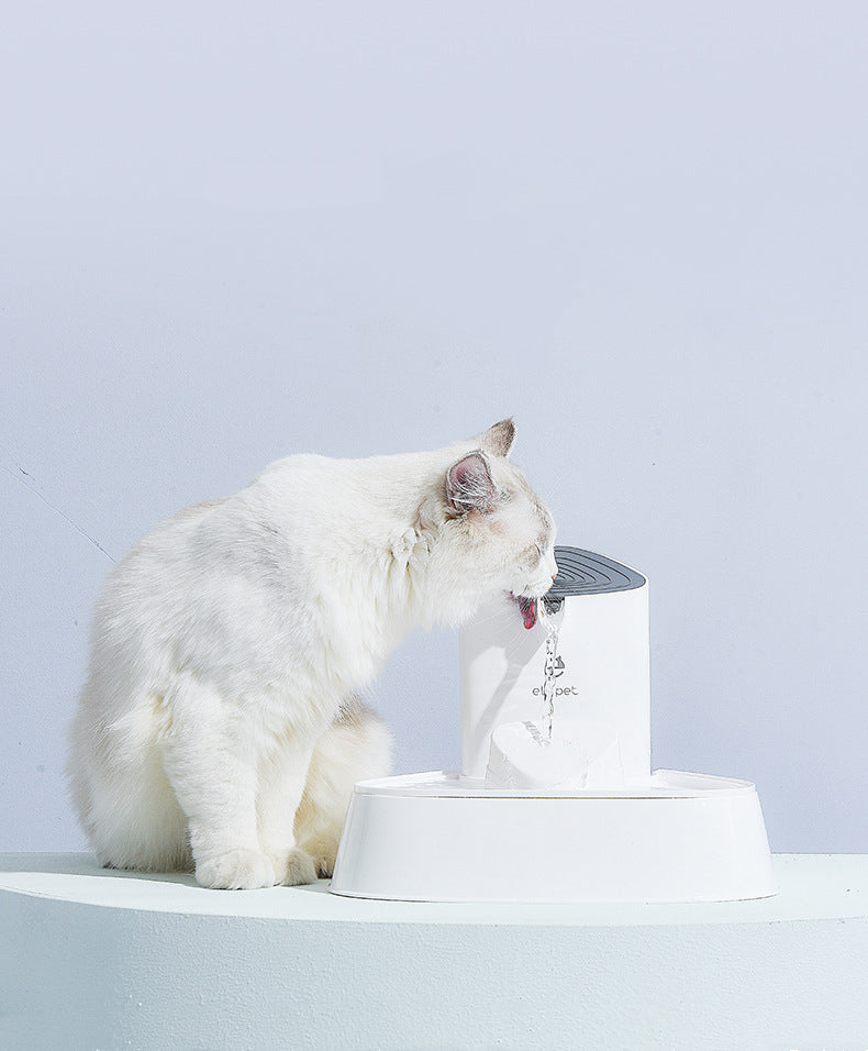 Pet Water Fountain with LED Light - 1.5L Automatic Circulating Cat Water Dispenser with Filter