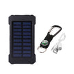 Solar Power Bank 8000mAh - Waterproof Outdoor Portable Charger