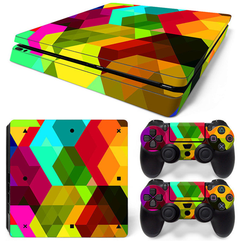 PS4 Slim Skin Sticker - Full Body Vinyl Wrap Decal Set