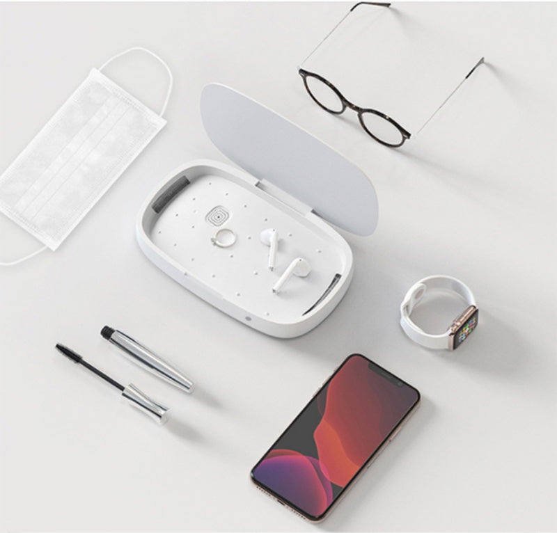UV Phone Sterilizer - Wireless Charging UV Disinfection Box Sanitizer