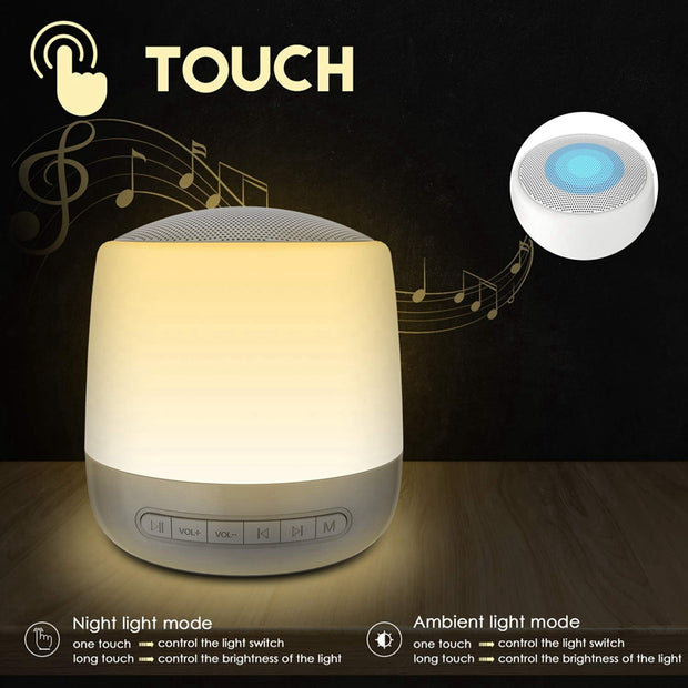 White Noise Machine - 28 Soothing Sounds with LED Night Light