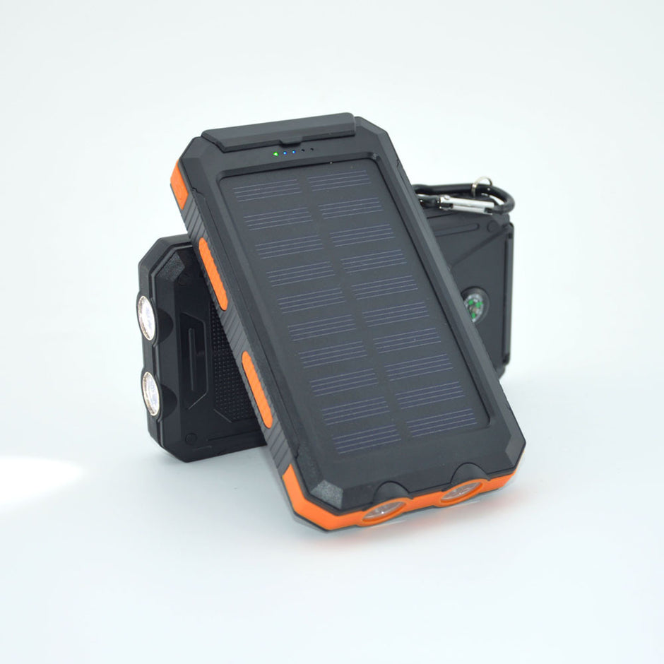 20000mAh Solar Power Bank with Compass - Outdoor Emergency Charger