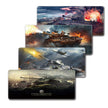 Gaming Mouse Pad - Extended Large Desk Mat with Stitched Edges Non-Slip Rubber Base