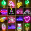 Rainbow Neon Light Sign - LED Wall Decor for Bedroom & Bar
