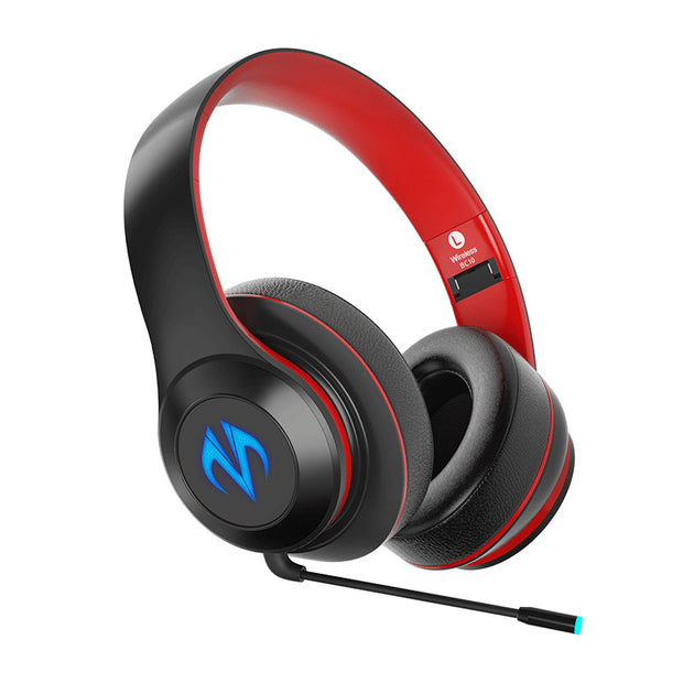 Wireless Gaming Headset - Bluetooth 5.0 Low Latency RGB LED Over-Ear Headphones