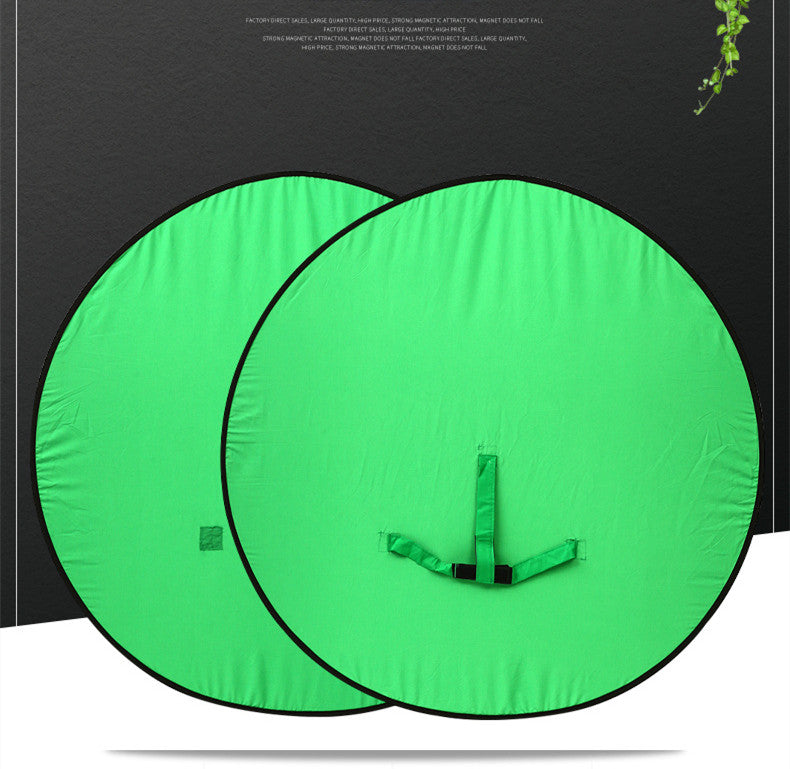 Collapsible Green Screen Background - Portable Chroma Key Backdrop for Streaming Photography