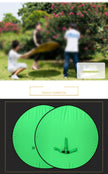 Collapsible Green Screen Background - Portable Chroma Key Backdrop for Streaming Photography