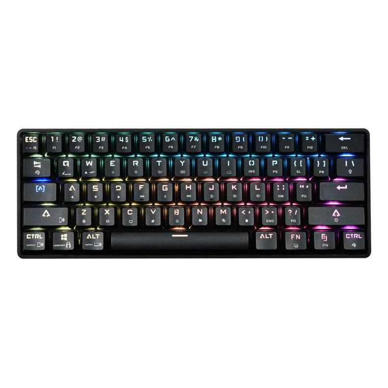 Wireless Bluetooth Mechanical Keyboard - Colorful PBT Keycaps Gaming Keyboard