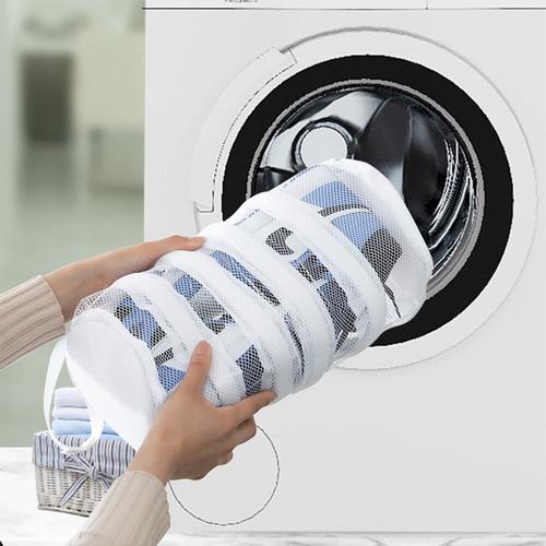 Shoe Washing Bag - Machine Washable Mesh Laundry Bag with Foam Protection