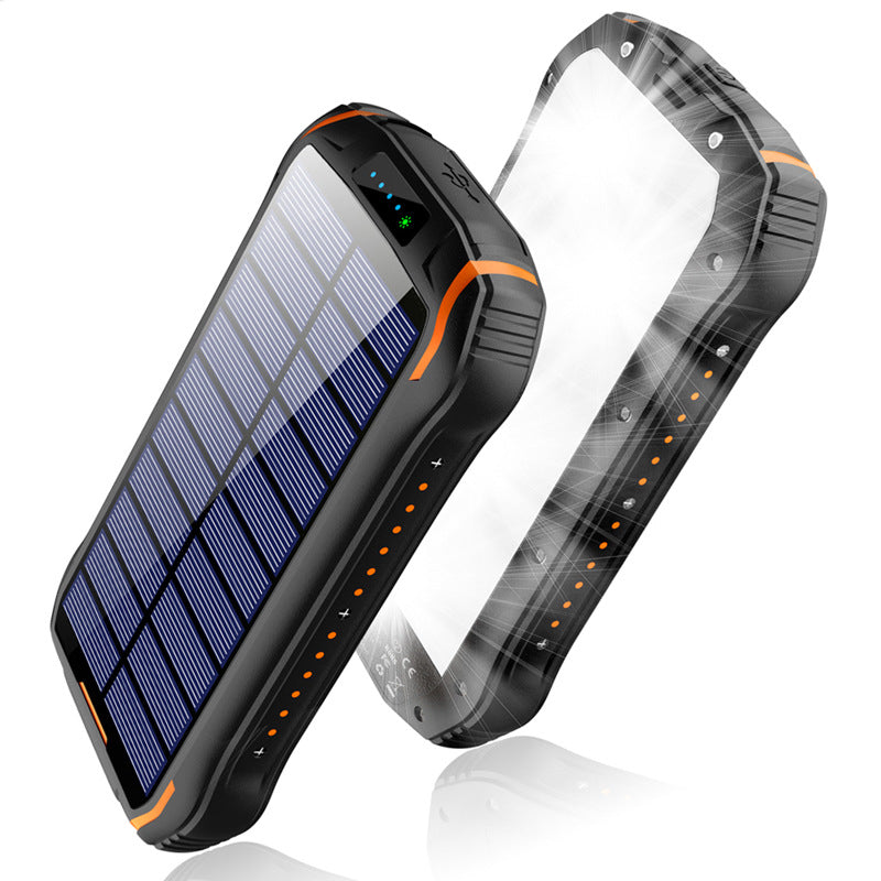 Solar Power Bank 26800mAh - Waterproof Outdoor Camping Emergency Charger