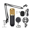 BM-800 Condenser Microphone Kit - USB Sound Card & Boom Arm Set