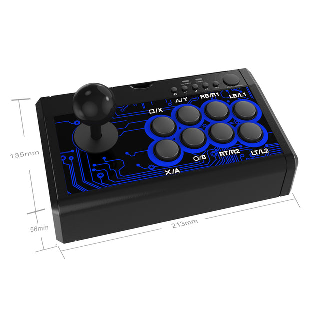 Arcade Fighting Stick - USB Wired Game Joystick for PC, PS4, Switch, Xbox
