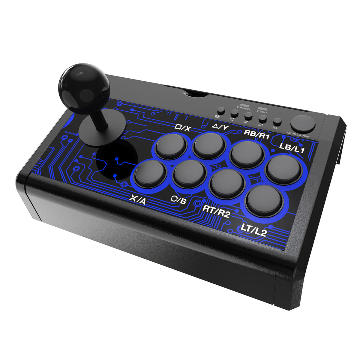 Arcade Fighting Stick - USB Wired Game Joystick for PC, PS4, Switch, Xbox