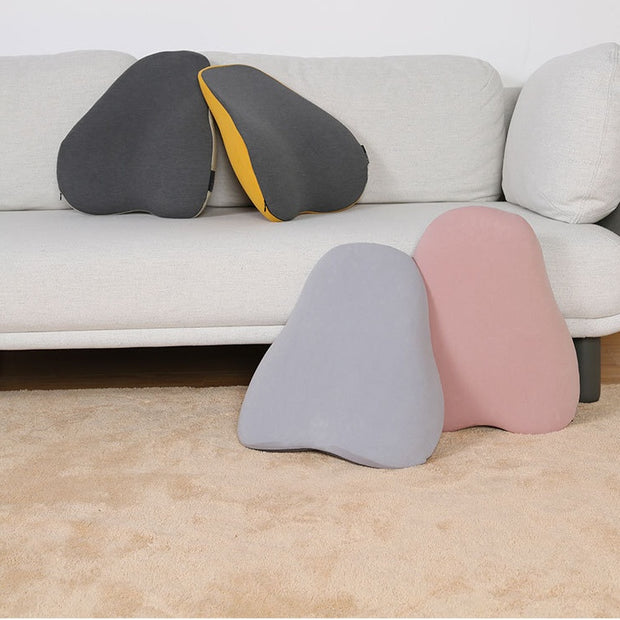 Memory Foam Lumbar Support - Ergonomic Back Cushion for Office & Car