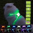 LED USB Rechargeable Dog Collar - Silicone Luminous Safety Collar for All Dog Sizes