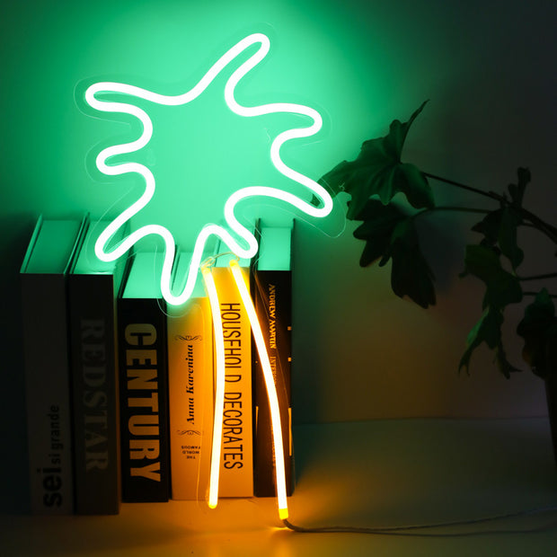 LED Neon Sign Light - USB Powered Wall Decor Atmosphere Lamp